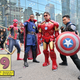 Cosplayers as the Avengers at New York Comic-Con 2022.